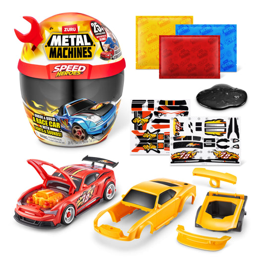 Metal Machines Car Building Kit with 20+ Surprises