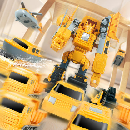 Transforming Robot Construction Vehicle Toy for Kids