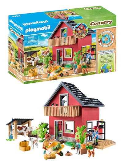 Playmobil Farmhouse Playset with Outdoor Area