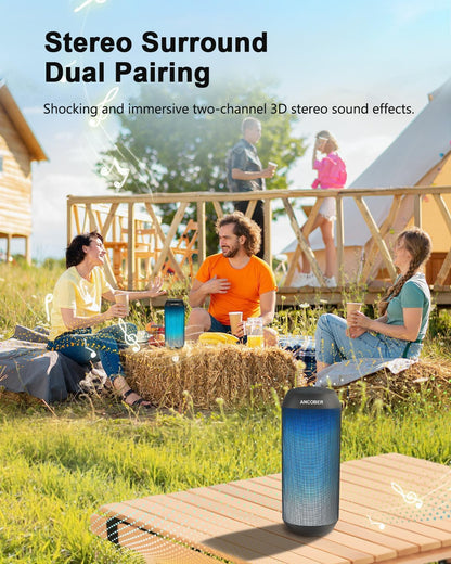Portable Bluetooth Speaker with HD Stereo Sound