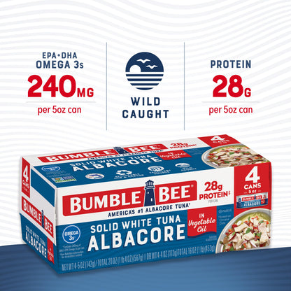 4 Pack Bumble Bee Albacore Tuna in Oil