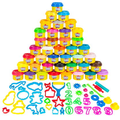 Kiddy Dough 40-Pack Birthday Party Favor Set