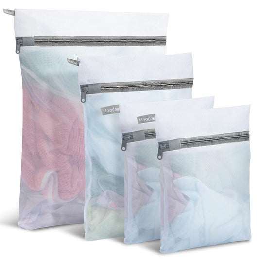 4Pcs Mesh Laundry Bags for Delicates