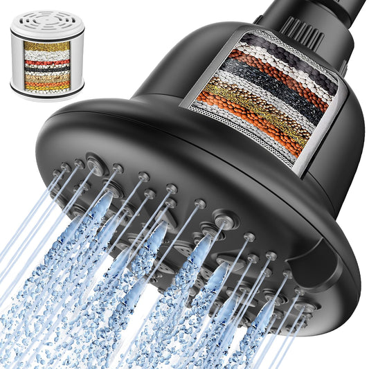 Cobbe 7-Mode High Pressure Shower Head Filter