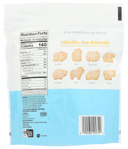 Organic Honey Cinnamon Animal Cookies by 365
