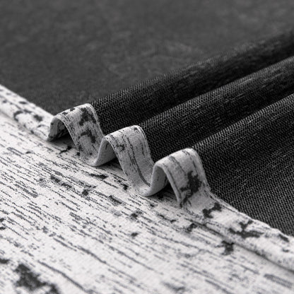 Elegant Black Curtains with Boho Medallion Pattern