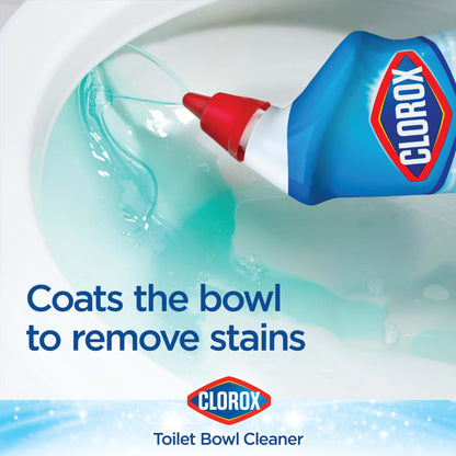 Clorox Toilet Bowl Cleaner, Rain Clean - 24 Ounces, Pack of 2 (Package May Vary)