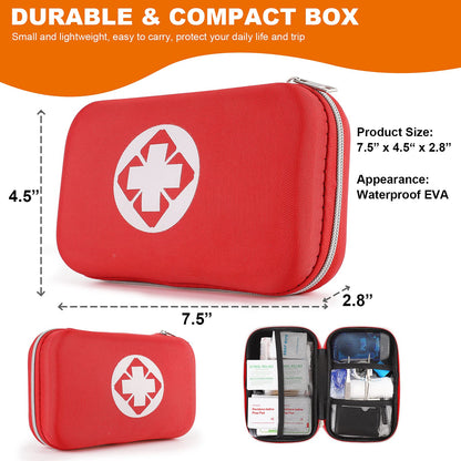 300PCS Essential First Aid Kit for Travel