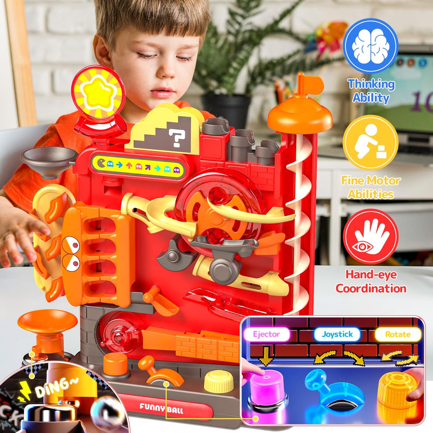 Marble Maze Challenge Toy for Kids Ages 5+