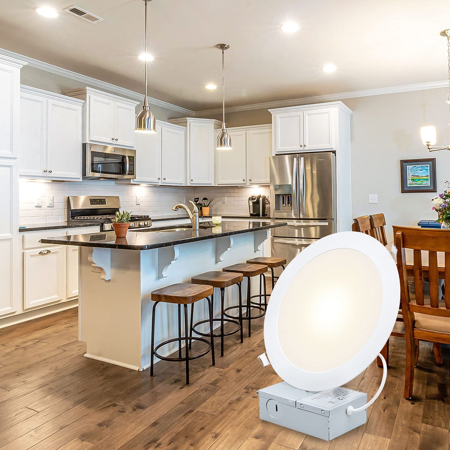 Esbaybulbs 7 Inch LED Recessed Ceiling Light 6 Pack