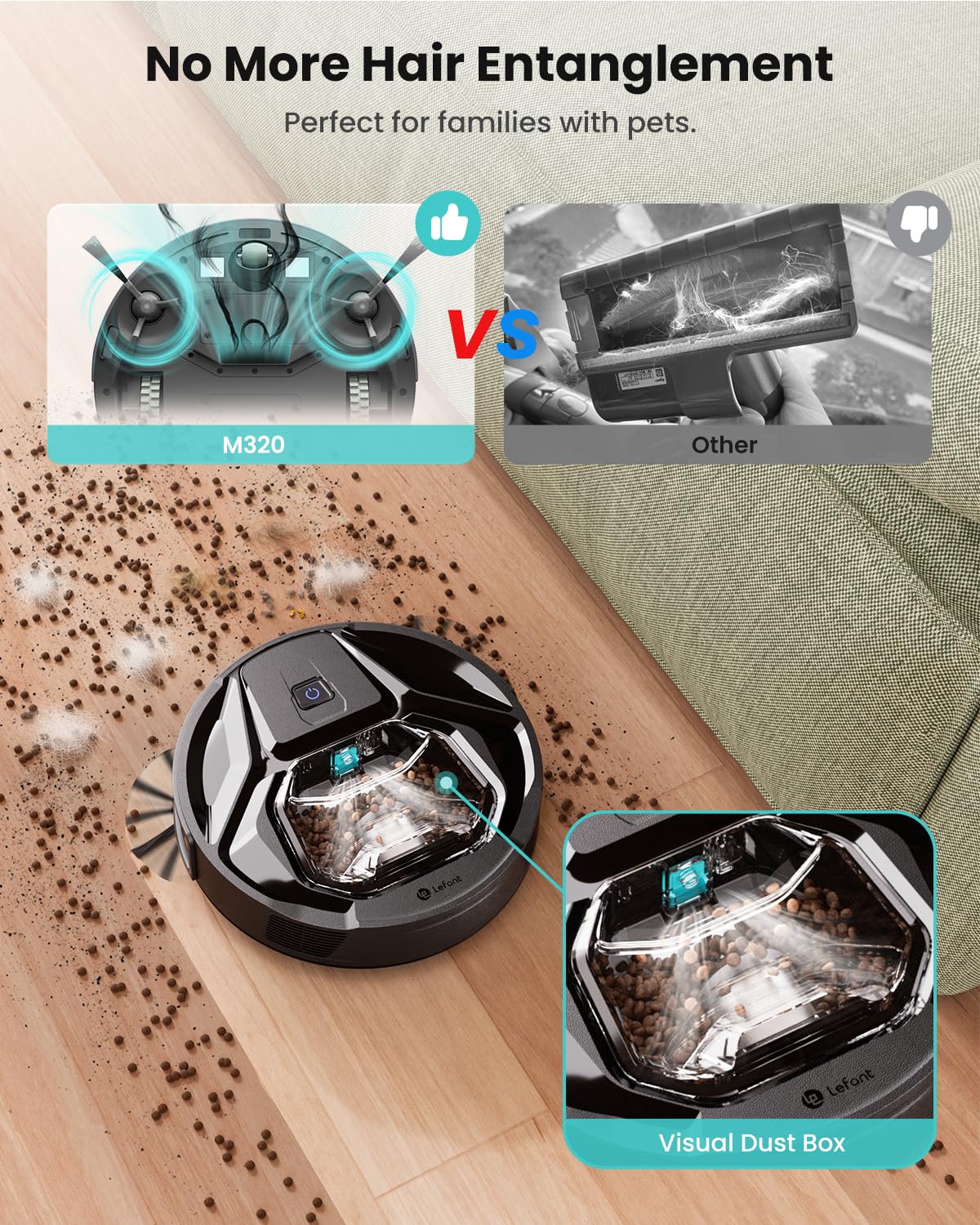 Lefant Robot Vacuum Cleaner with Alexa, 6000 Pa