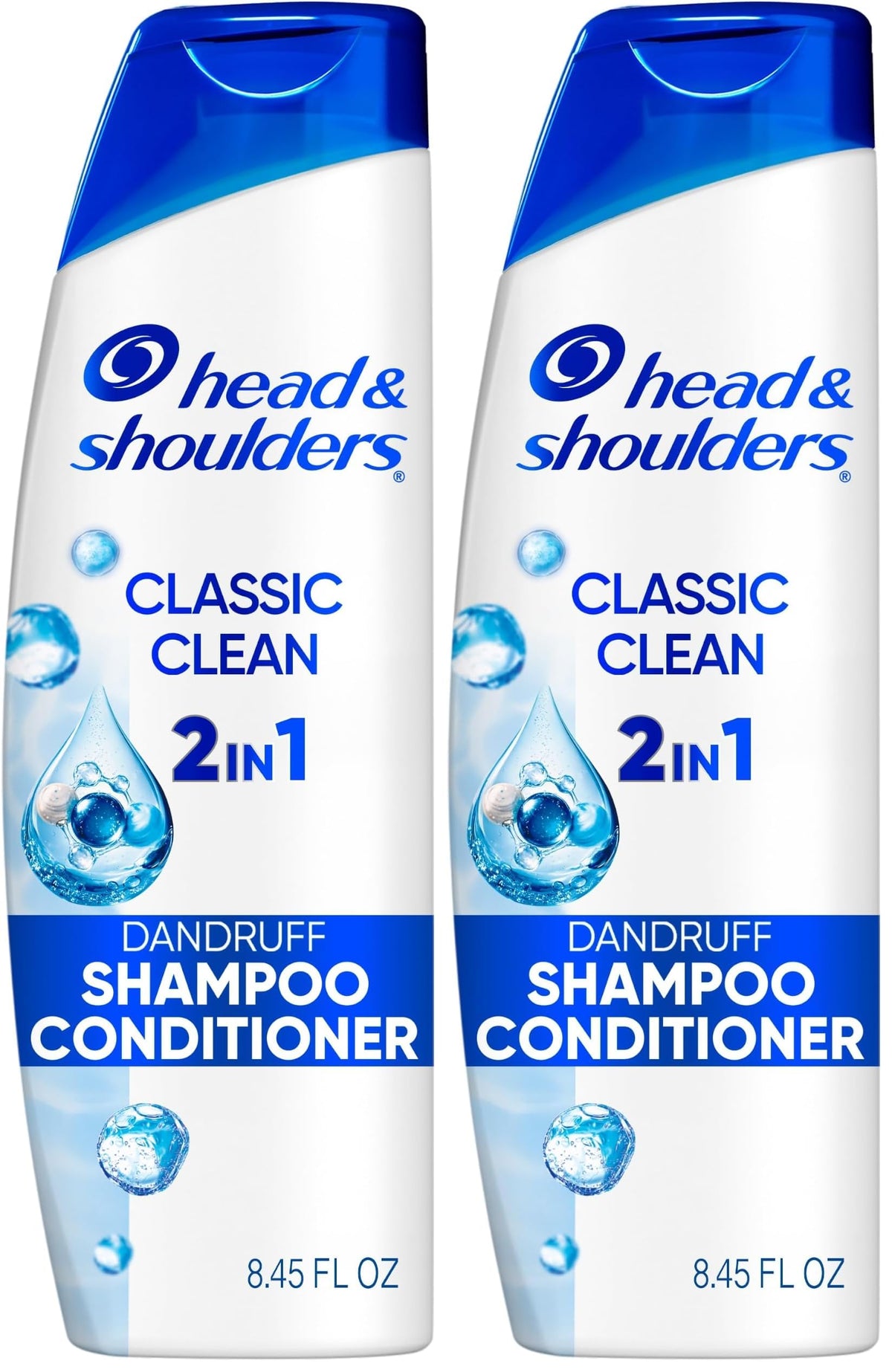 2 Pack Head & Shoulders Classic Clean 2-in-1 Shampoo