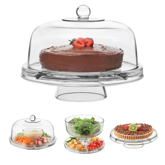 Libbey 6-in-1 Multiuse Glass Serving Bowl