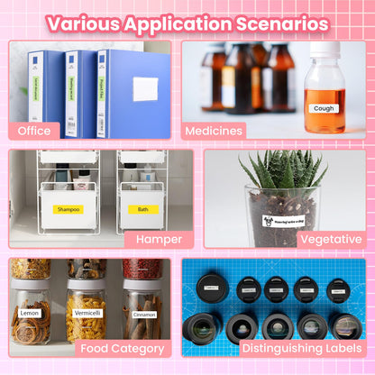 Portable Bluetooth Label Maker for Home & Office