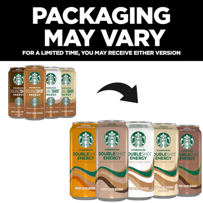 12 Pack Starbucks Doubleshot Energy Coffee Drinks
