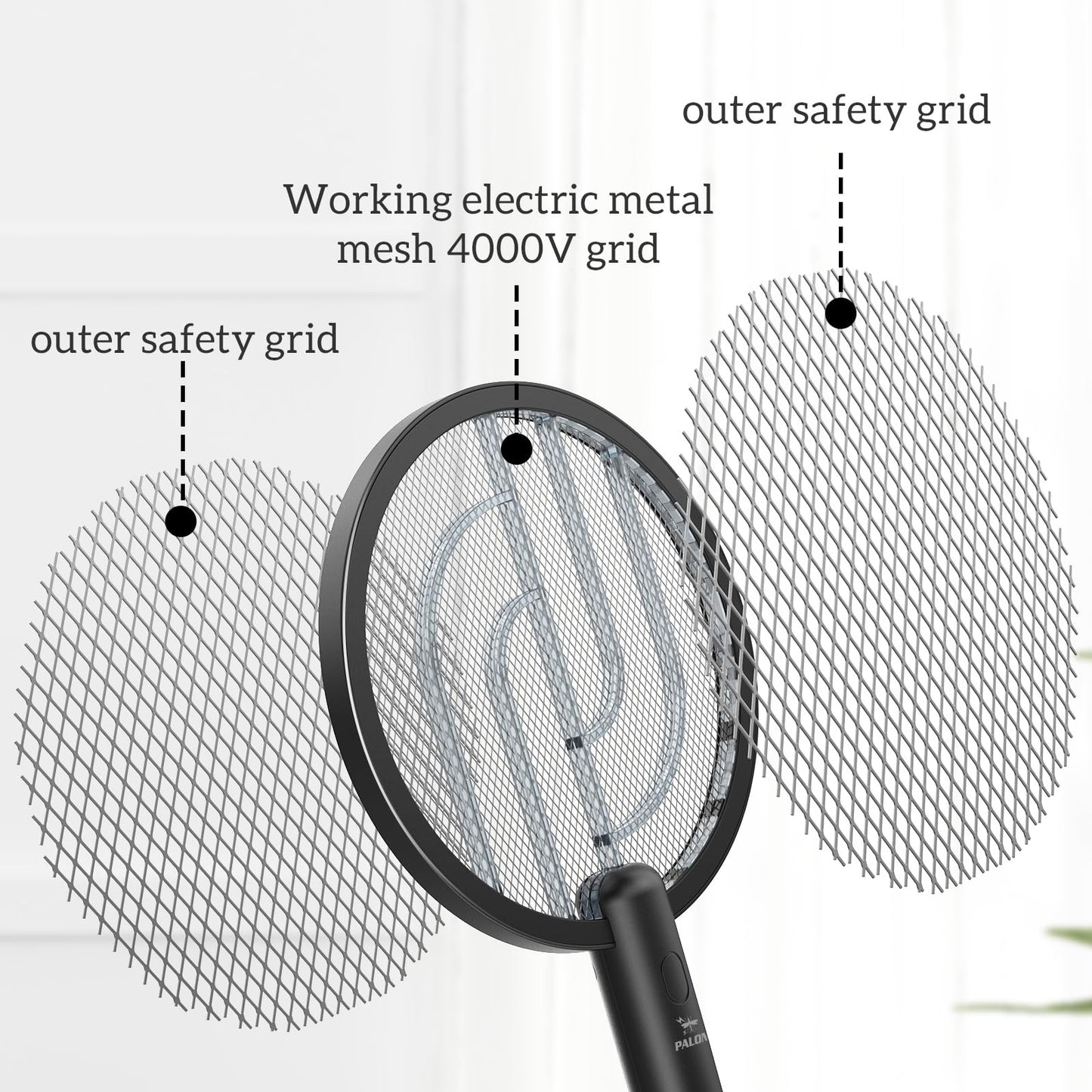 PALONE 2 in 1 Electric Fly Swatter Zapper