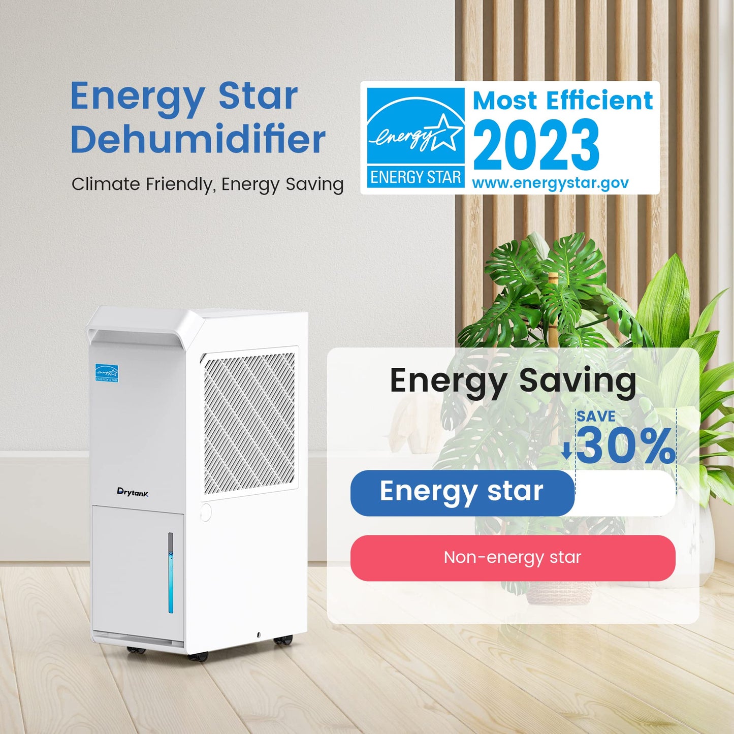 Vellgoo 36 Pint Energy Star Dehumidifier
