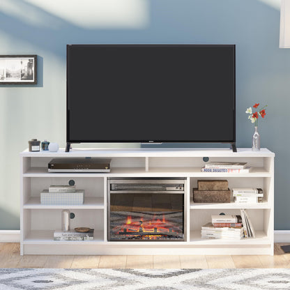 Ameriwood Home Fireplace TV Stand for 65 Inch TVs
