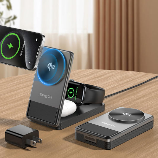 3 in 1 Wireless Charging Station for Apple