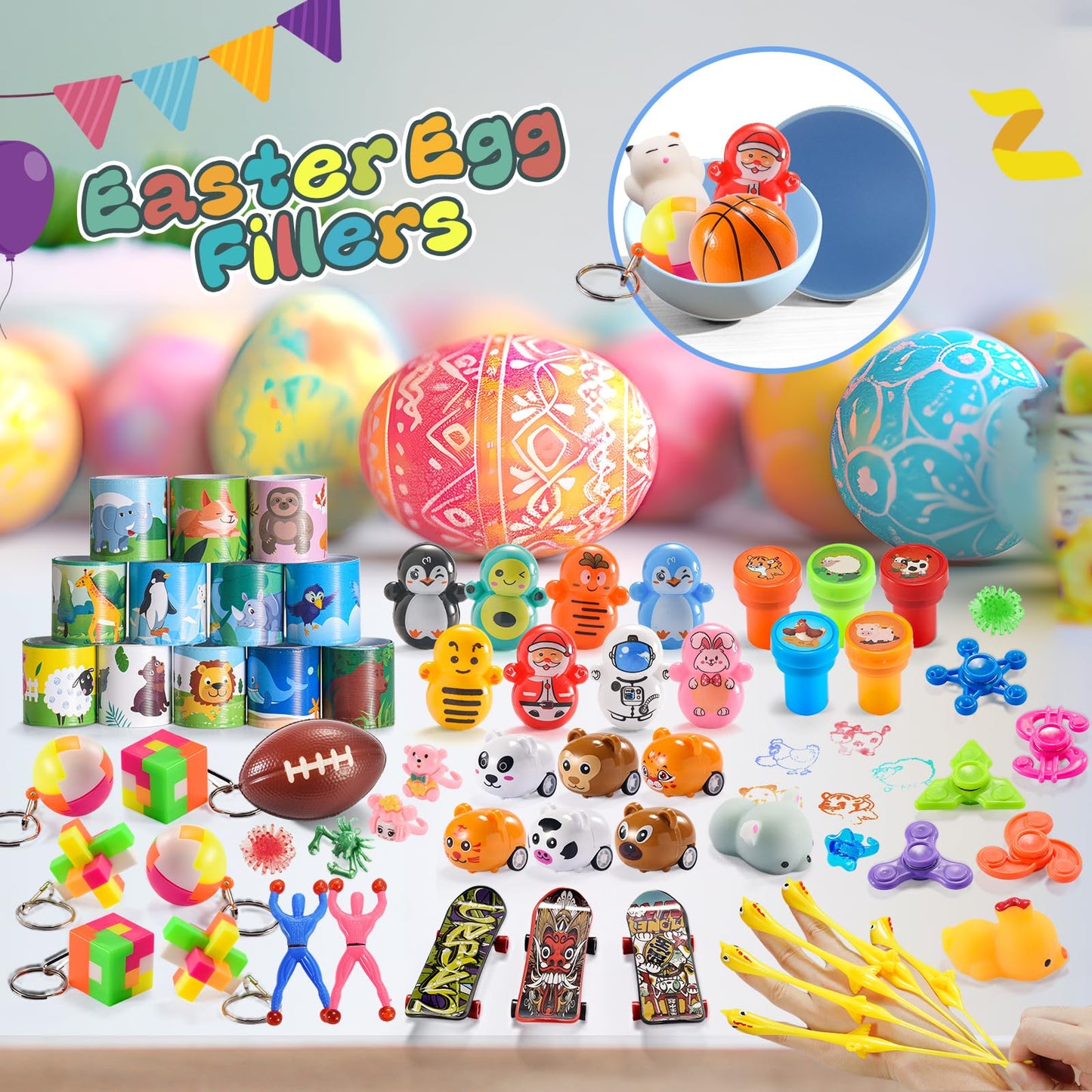 Party Favor Goodie Bags for Kids - Bulk Set