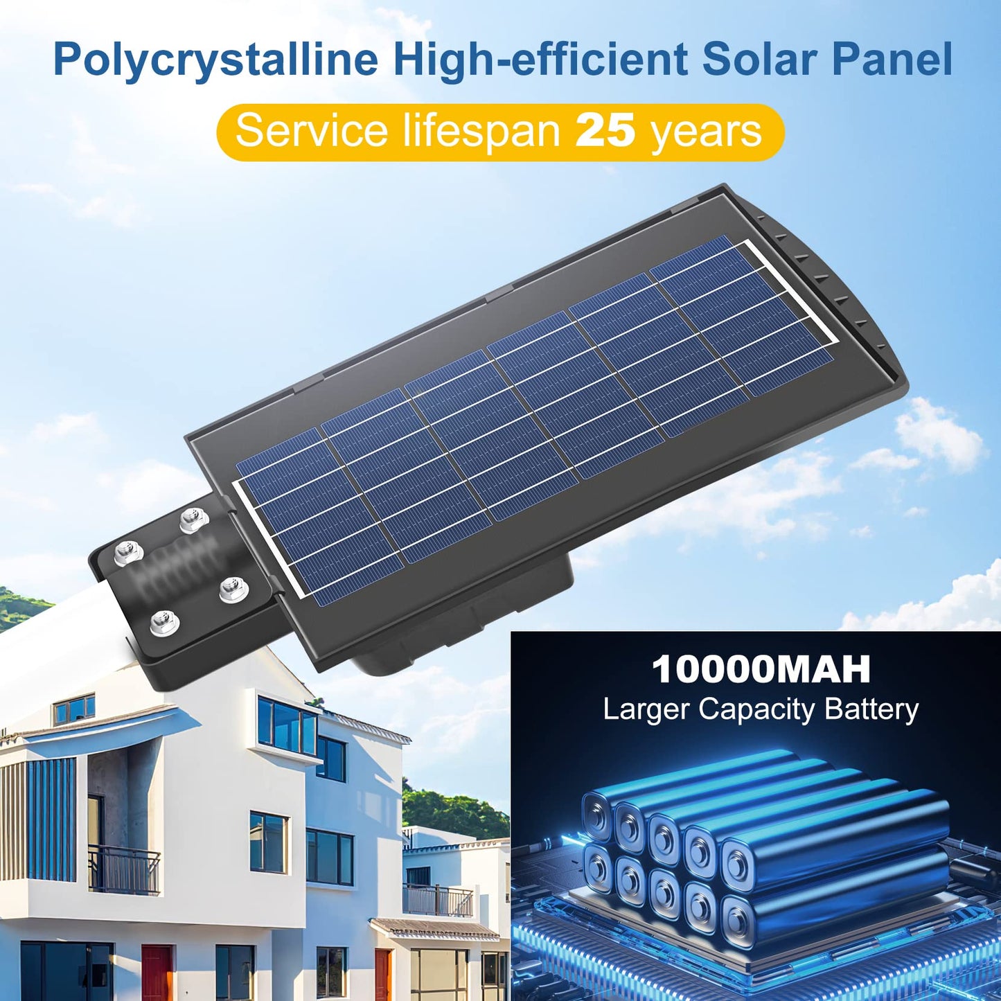 4000W Solar Street Lights with Remote Control