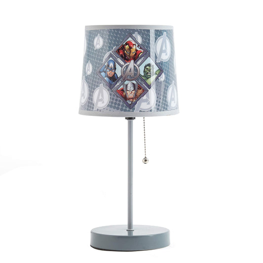 Avengers Kids Table Lamp with Decorative Shade