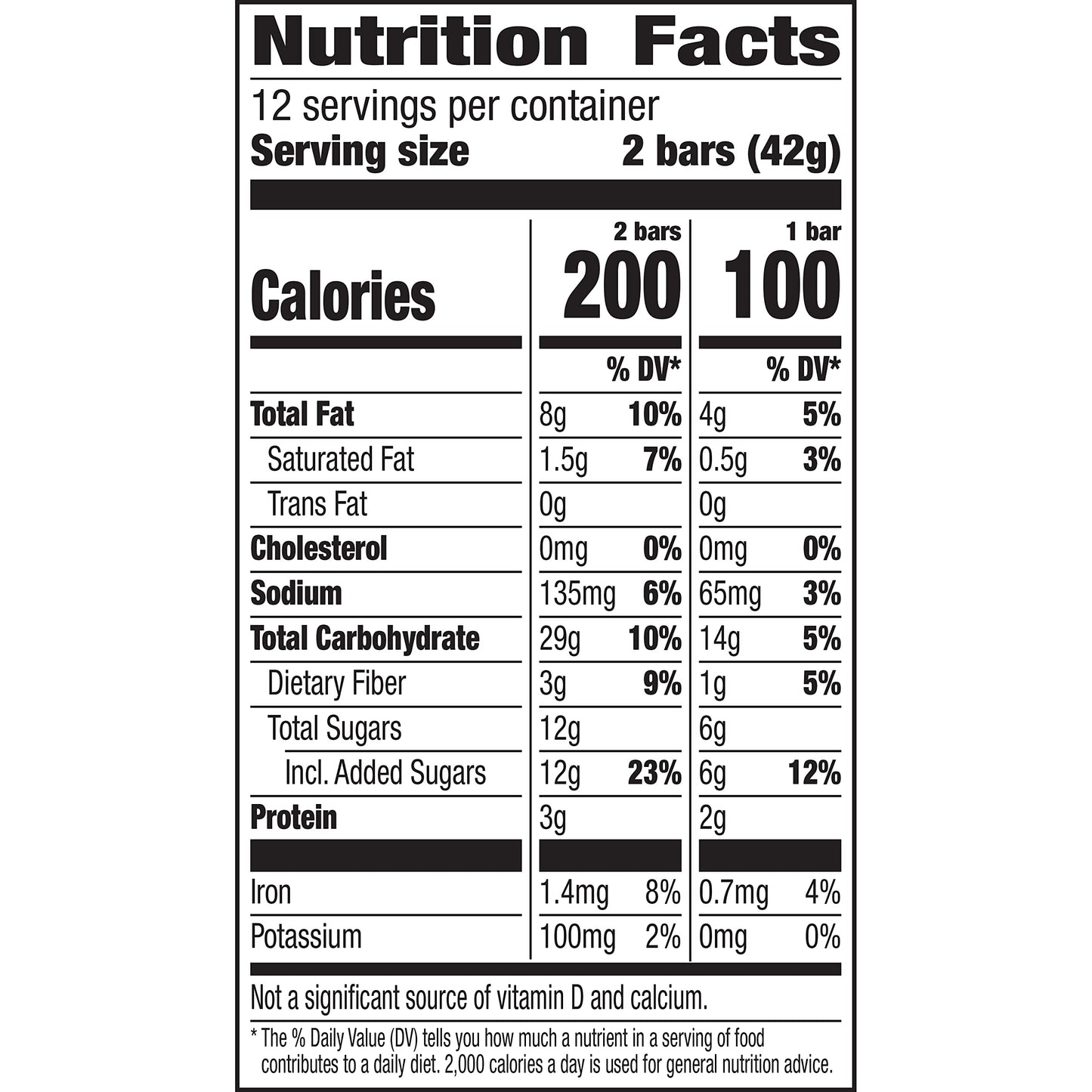 Nature Valley Crunchy Granola Bars, Oats 'n Dark Chocolate