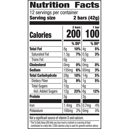 Nature Valley Crunchy Granola Bars, Oats 'n Dark Chocolate