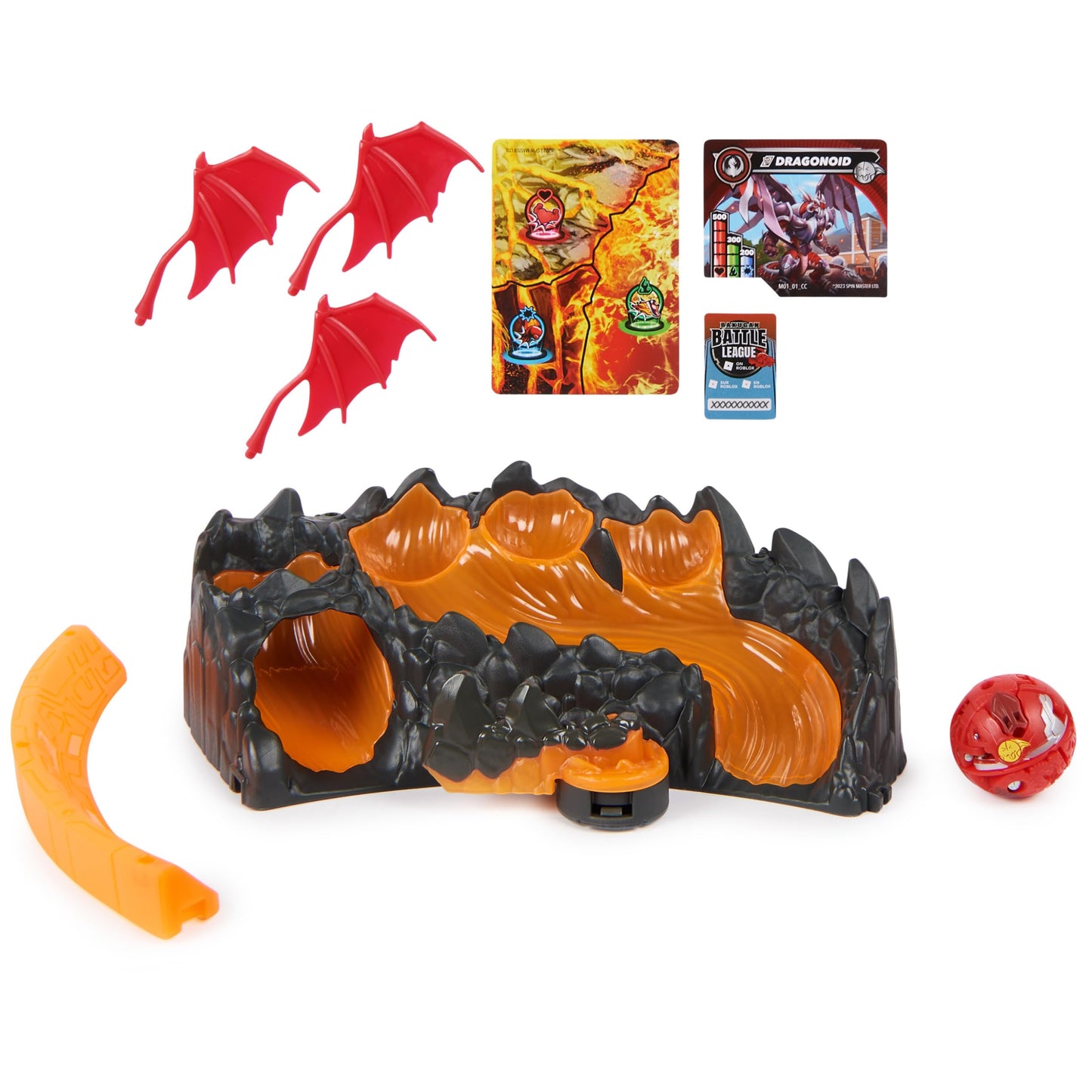 Bakugan Training Set with Titanium Dragonoid Figures