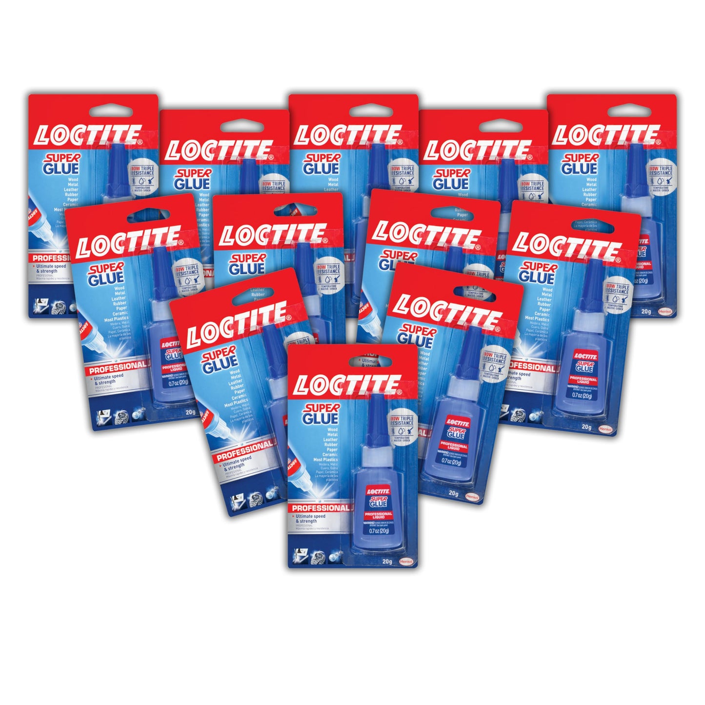 Loctite Super Glue 12 Pack - Quick Dry Adhesive