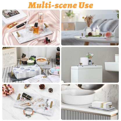 Elegant Napkin Holder Tray for Bathroom Dining