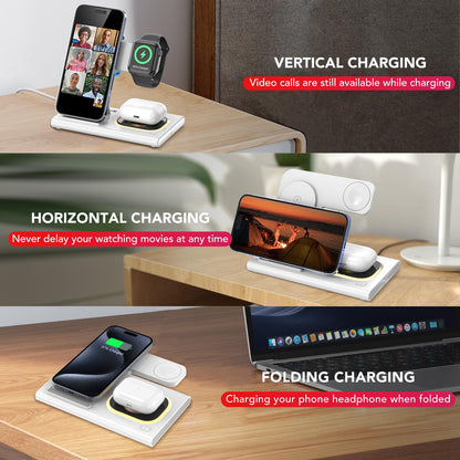 Foldable Charging Station for Apple Devices