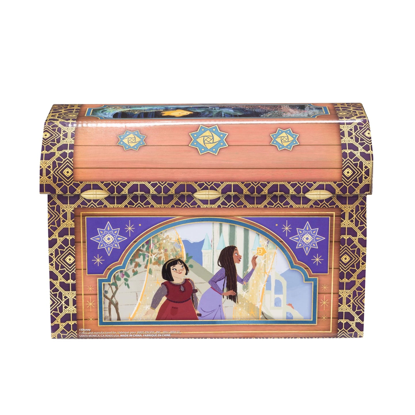 Disney's Wish Asha & Dahlia Dress Up Trunk, Best Friends Role Play Set, Fits Sizes 4-6X [Amazon Exclusive]