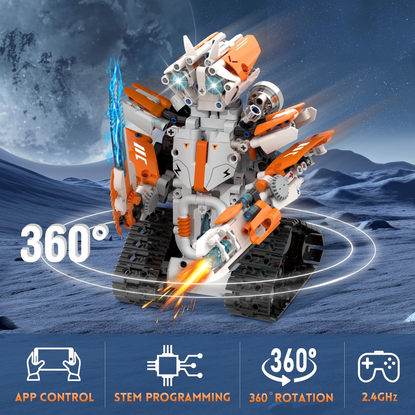 STEM Robot Building Kit for Ages 6-14