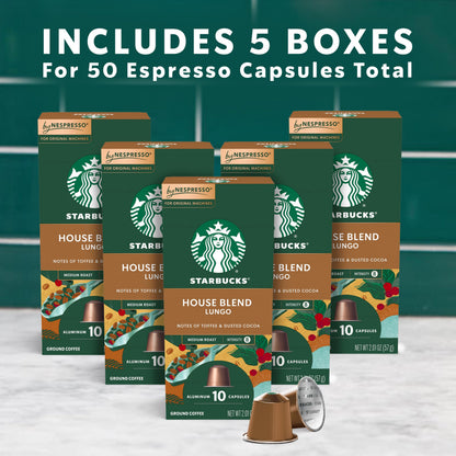 Starbucks House Blend Medium Roast Espresso Pods