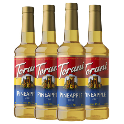 4 Pack Torani Pineapple Syrup 25.4 Ounces