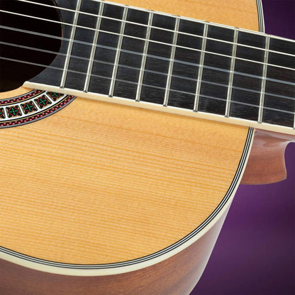 Classical Guitar with Soft Nylon Strings by Hola! Music, Full Size 39 Inch Model HG-39GLS, Natural Gloss Finish - FREE Padded Gig Bag Included