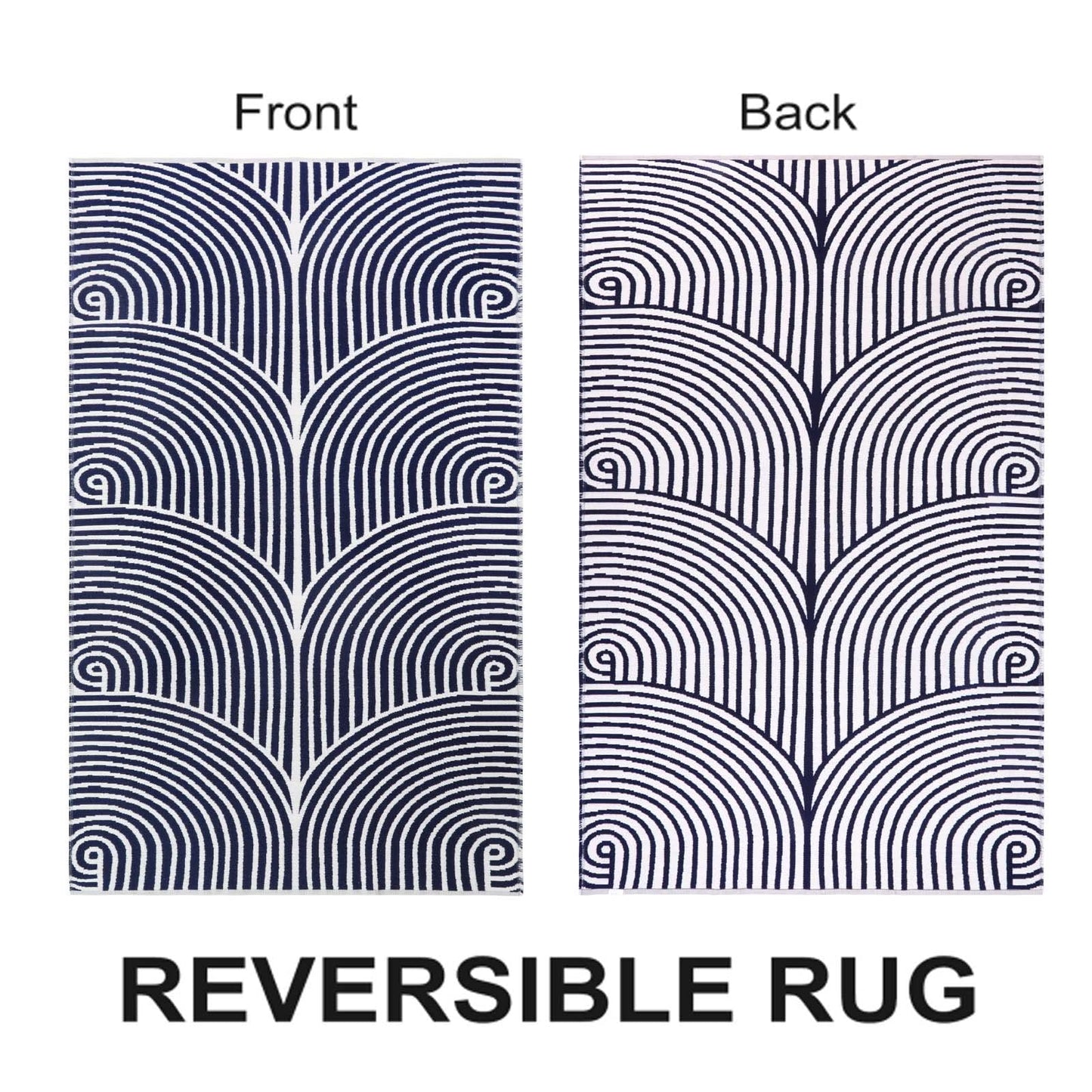 Tiffasea 5'x8' Area Rug, Cotton Woven Washable Rugs, Reversible Living Room Rugs, Indoor Outdoor Rug Farmhouse Floor Carpet for Nursery Room/Dining Room/Office/Patio Decor