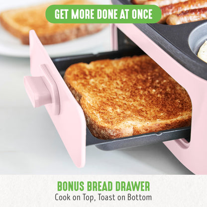 3-in-1 Breakfast Station with Toast Drawer
