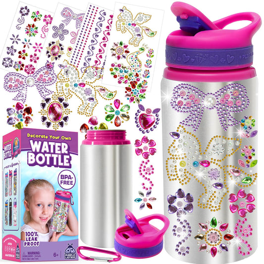 Decorate Your Own Water Bottle Kit for Girls