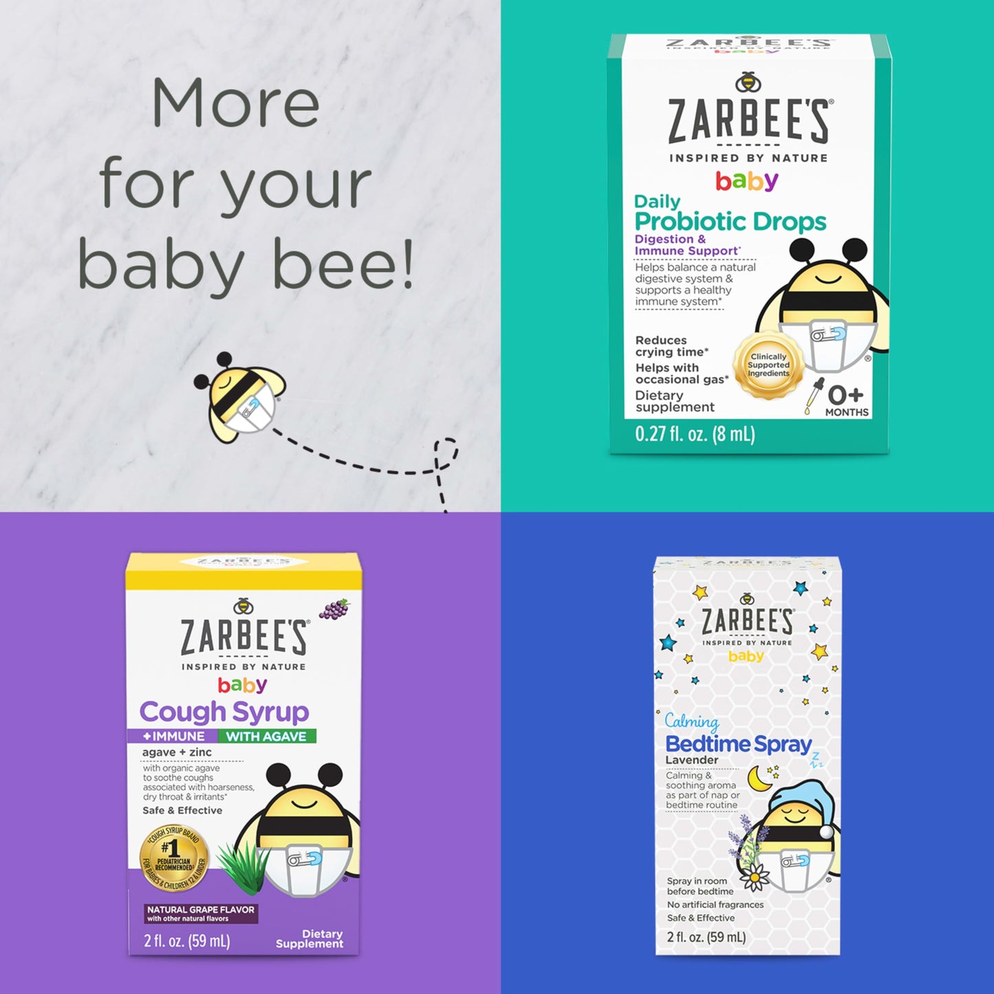 Zarbee's Baby Cough Syrup with Immune Support