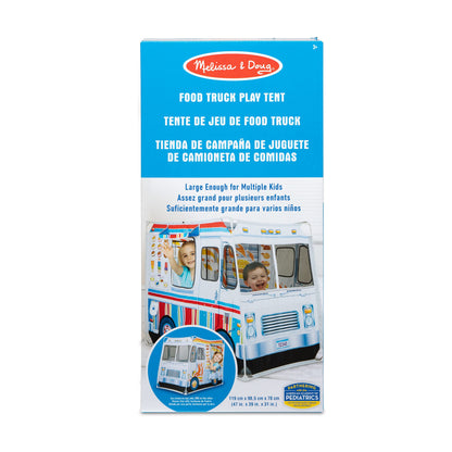 Melissa & Doug Food Truck Play Tent - Role Play Toy Ice Cream Truck Tent For Kids Ages 3+