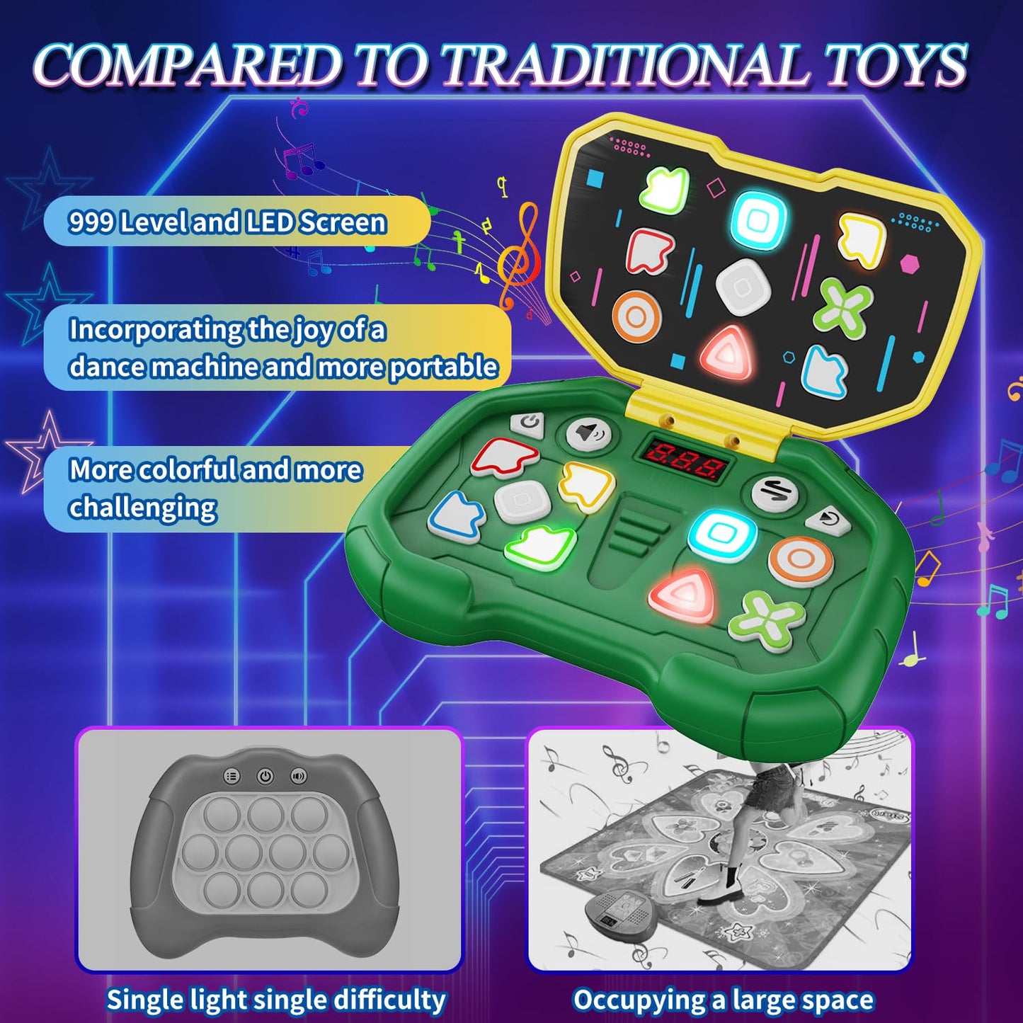 Handheld Dance Game for Kids - 999 Levels