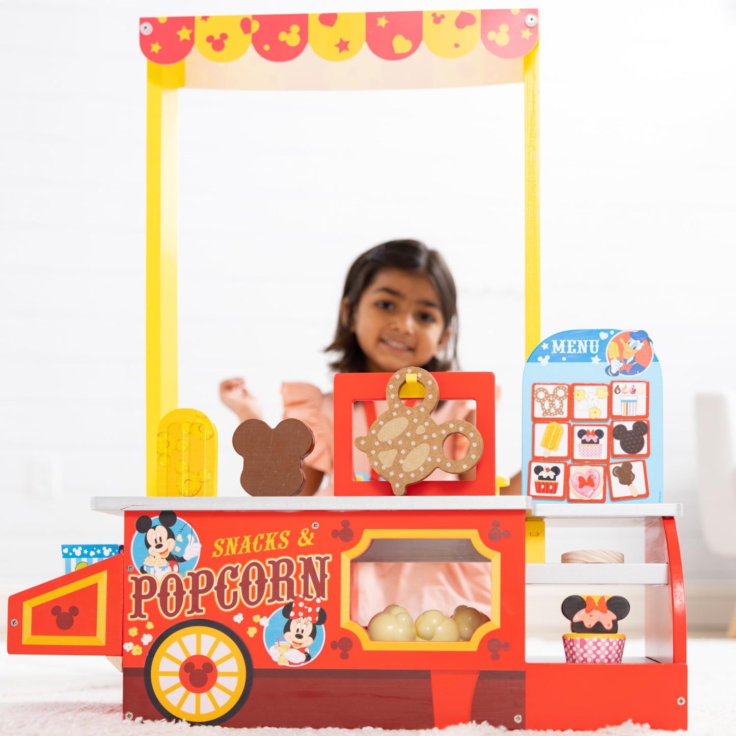 Melissa & Doug Wooden Pretend Food Counter Set