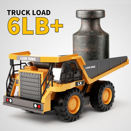 Remote Control Dump Truck Toy with Lights & Sound