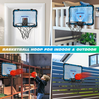 TREYWELL Indoor Basketball Hoop with LED Lights