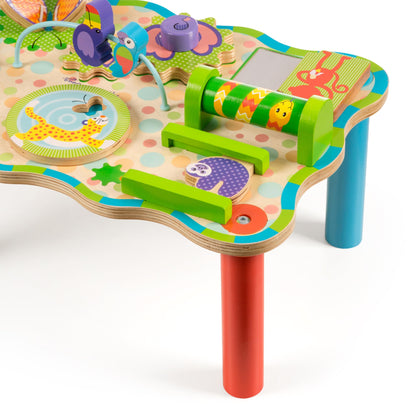 Melissa & Doug First Play Children’s Jungle Wooden Activity Table for Toddlers