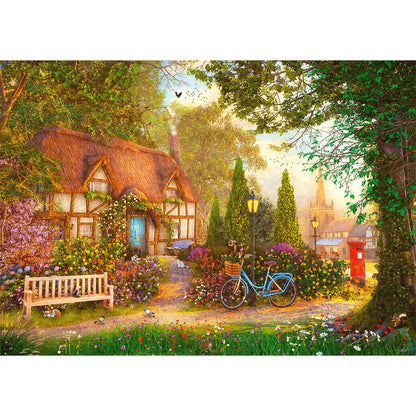 Trefl 1000-Piece Thatched Cottage Jigsaw Puzzle