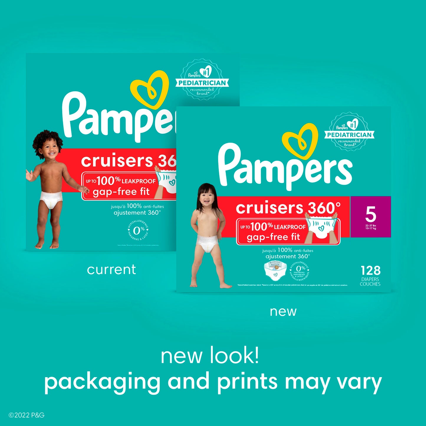 Pampers Cruisers 360 Size 3 Diapers, 26 Count