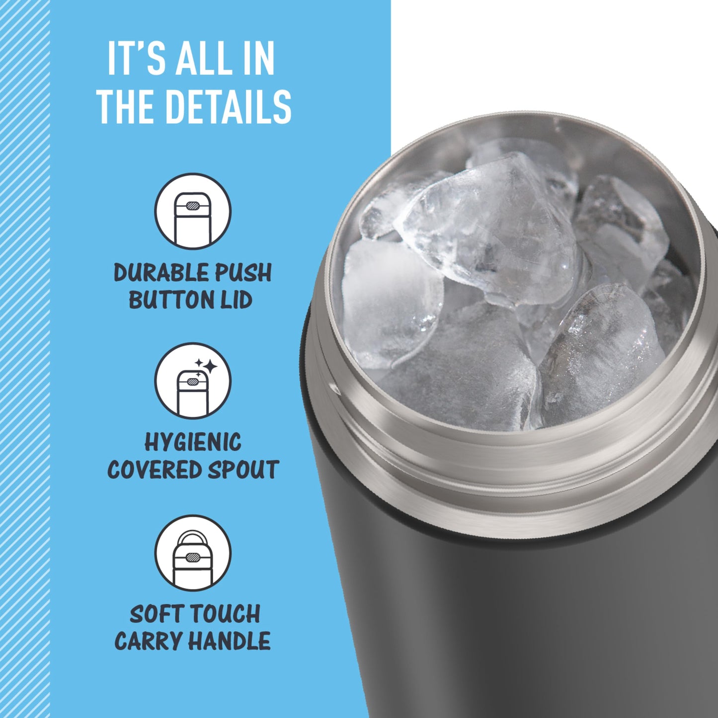 16 Ounce THERMOS Vacuum Insulated Bottle